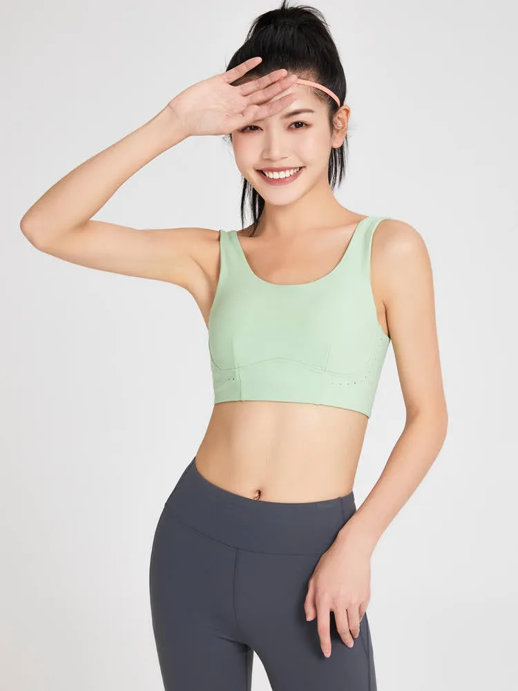トップス スポーツブラ 揺れない 通気 美背