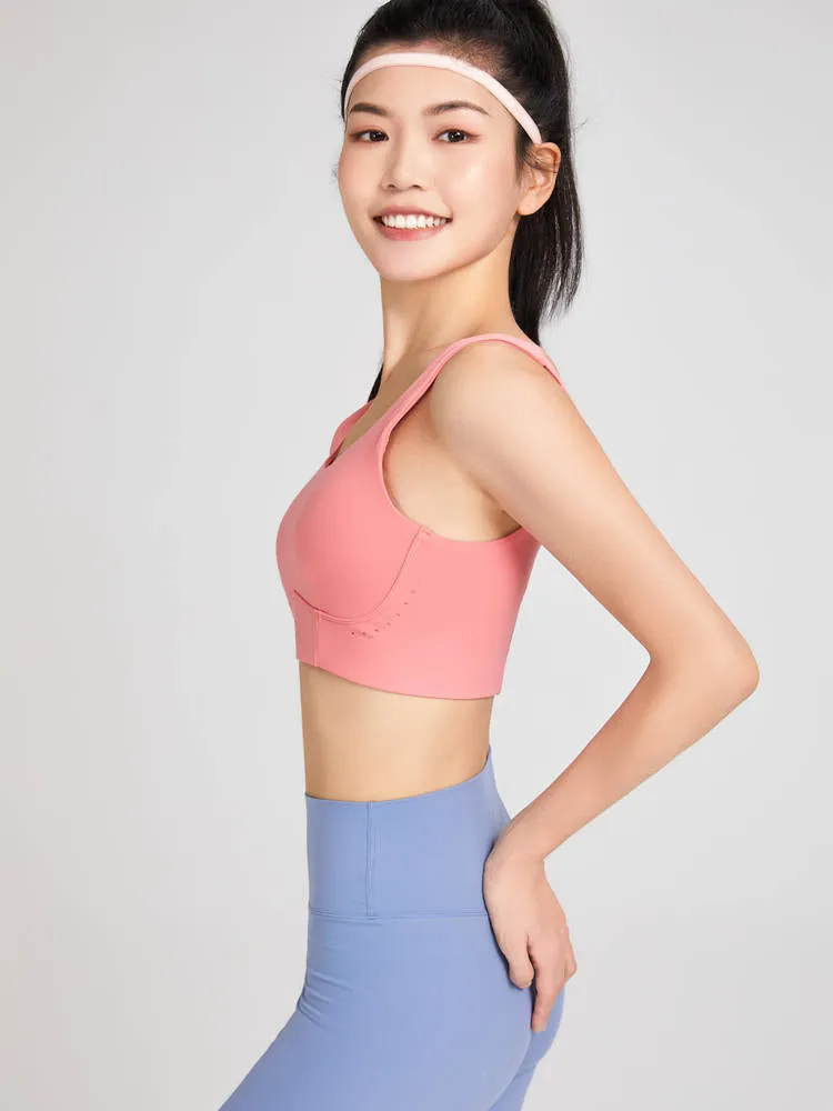 トップス スポーツブラ 揺れない 通気 美背