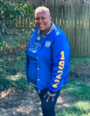 ΣΓΡ BOMBER JACKET BLUE