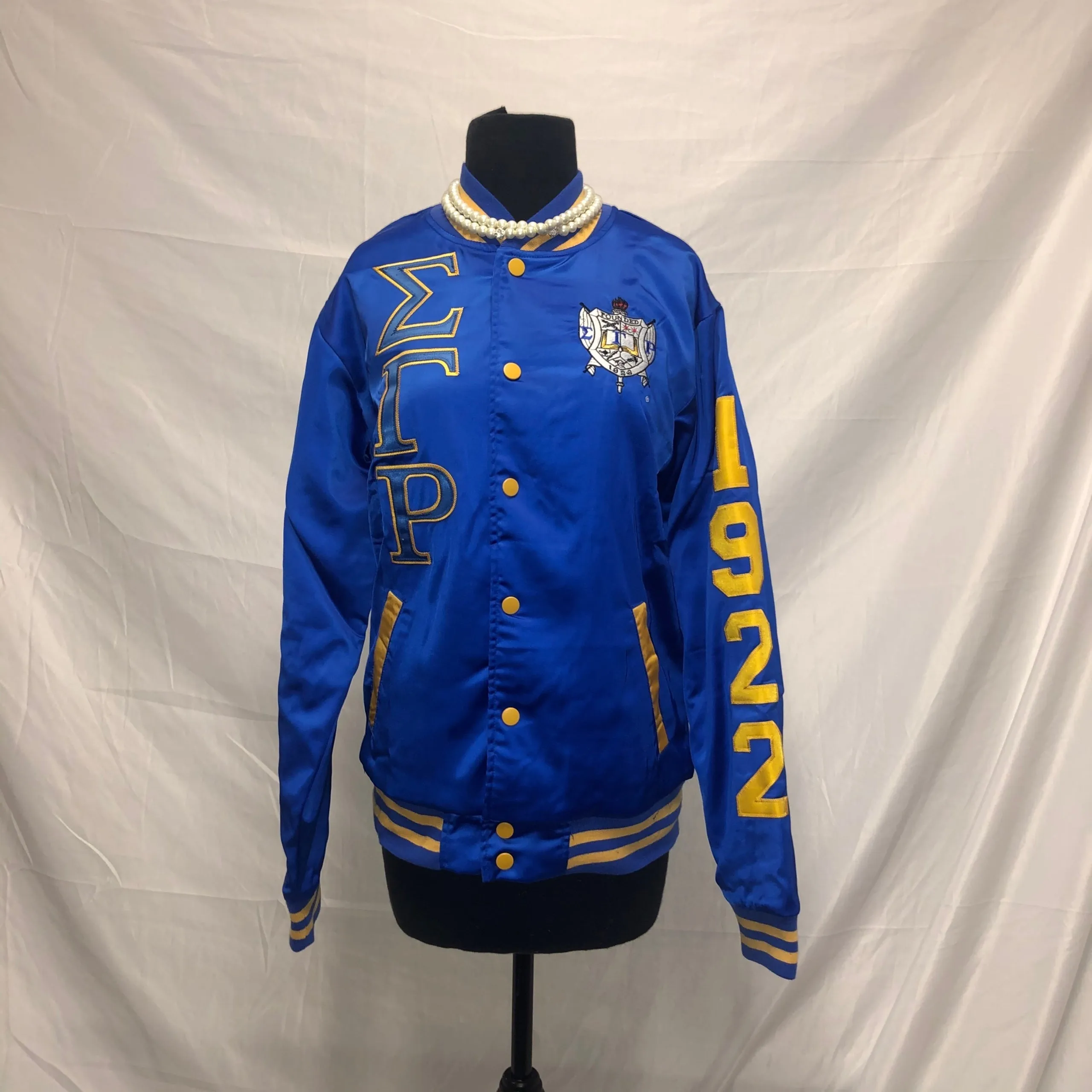 ΣΓΡ BOMBER JACKET BLUE