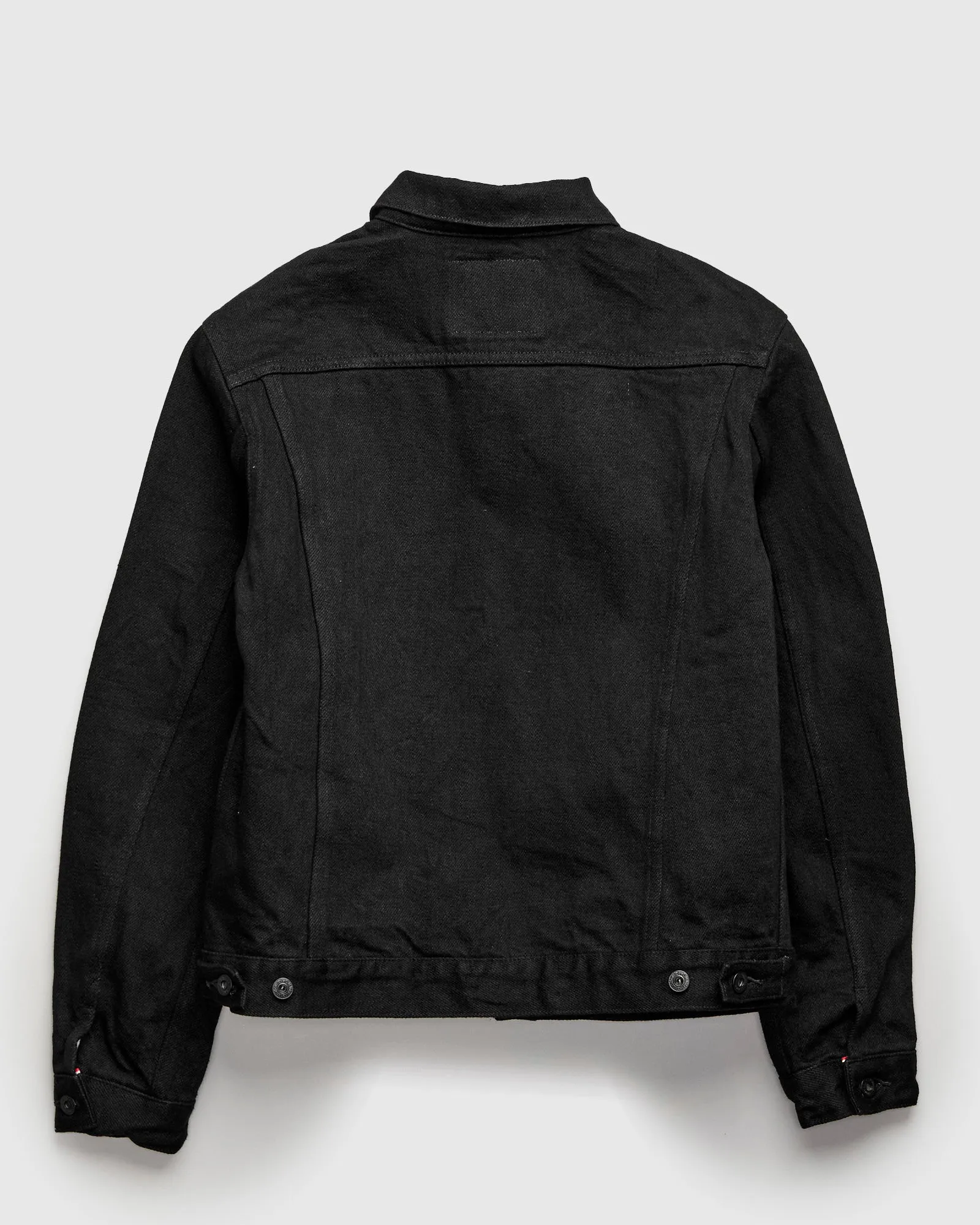 02527P-ZR-BKBK "Secret Denim" 20oz Black Selvedge Denim Jacket
