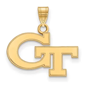 10K Yellow Gold Georgia Institute of Technology Small Pendant