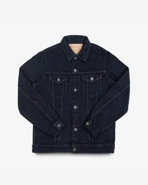 16oz Slubby Selvedge Denim Type III Jacket - Indigo Overdyed Black