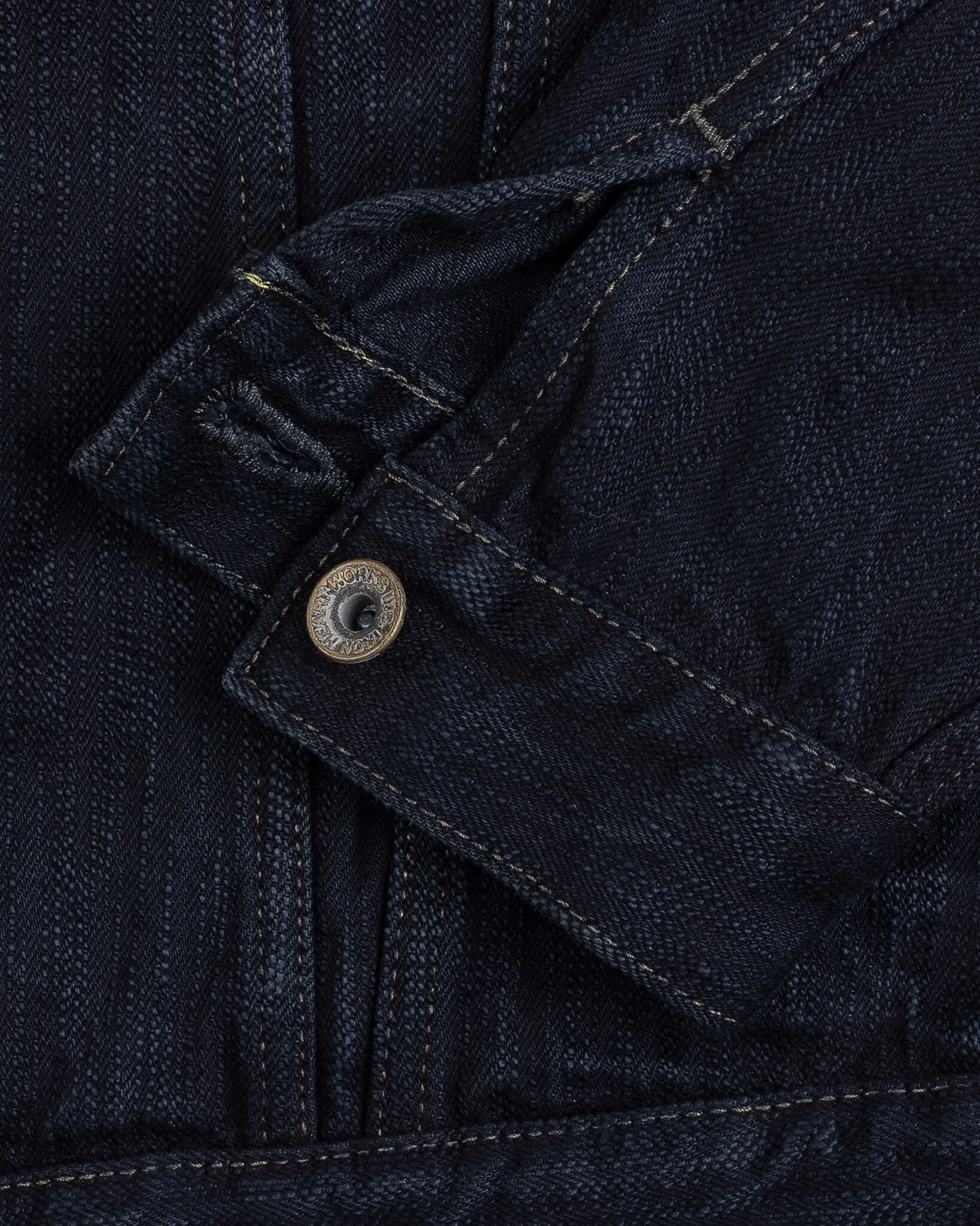 16oz Slubby Selvedge Denim Type III Jacket - Indigo Overdyed Black