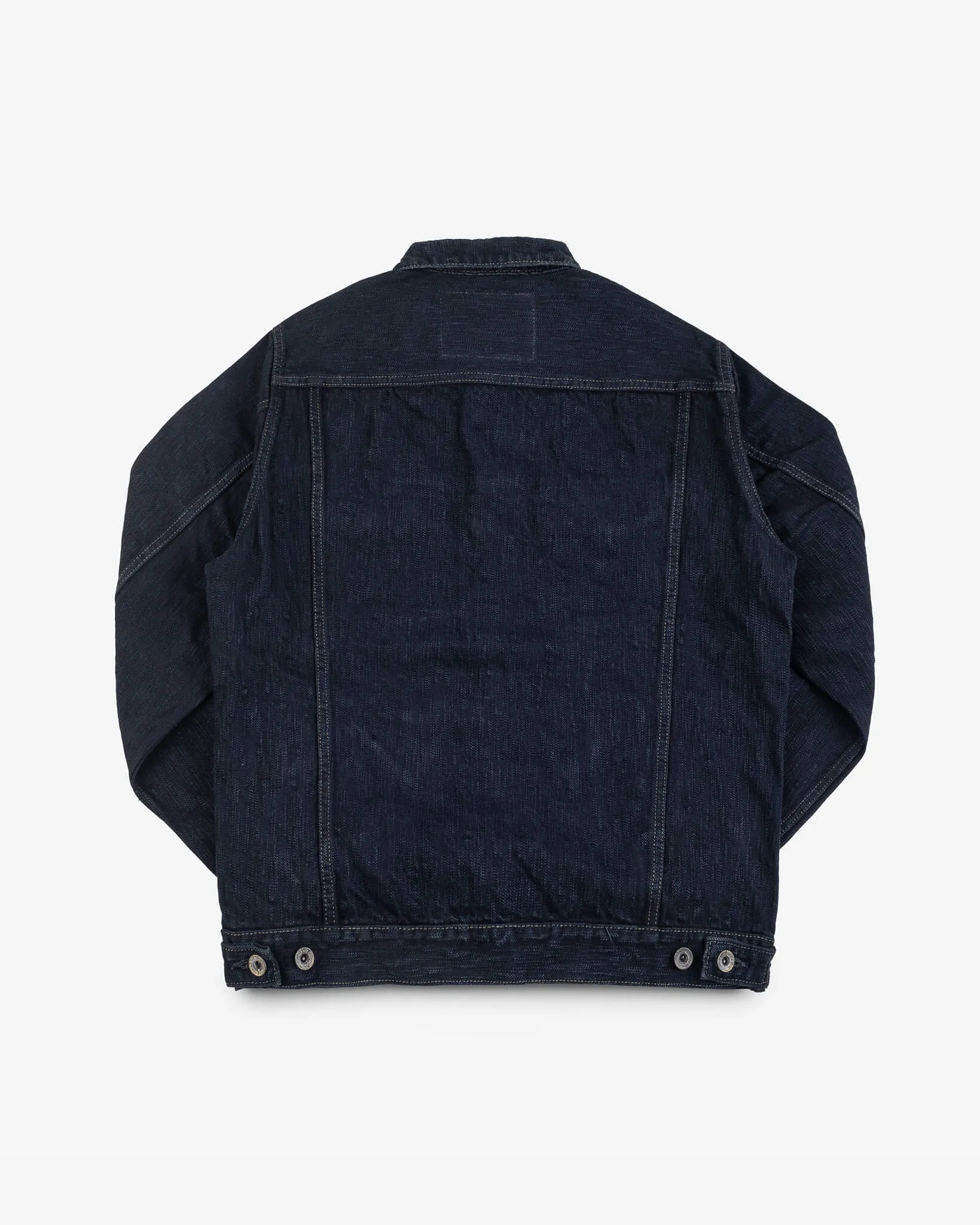 16oz Slubby Selvedge Denim Type III Jacket - Indigo Overdyed Black