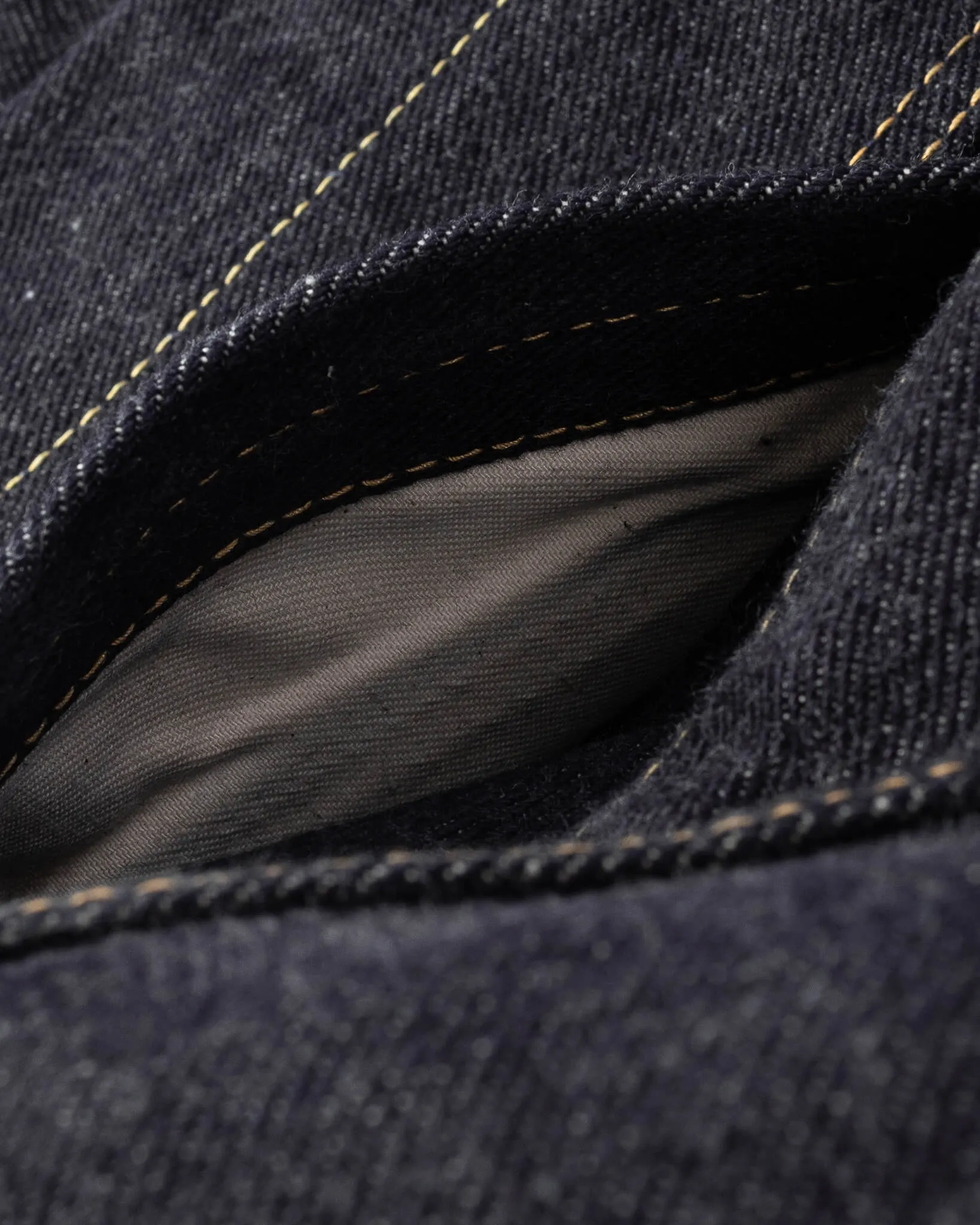 19oz Left-Hand Twill Selvedge Denim Type III Jacket - Indigo