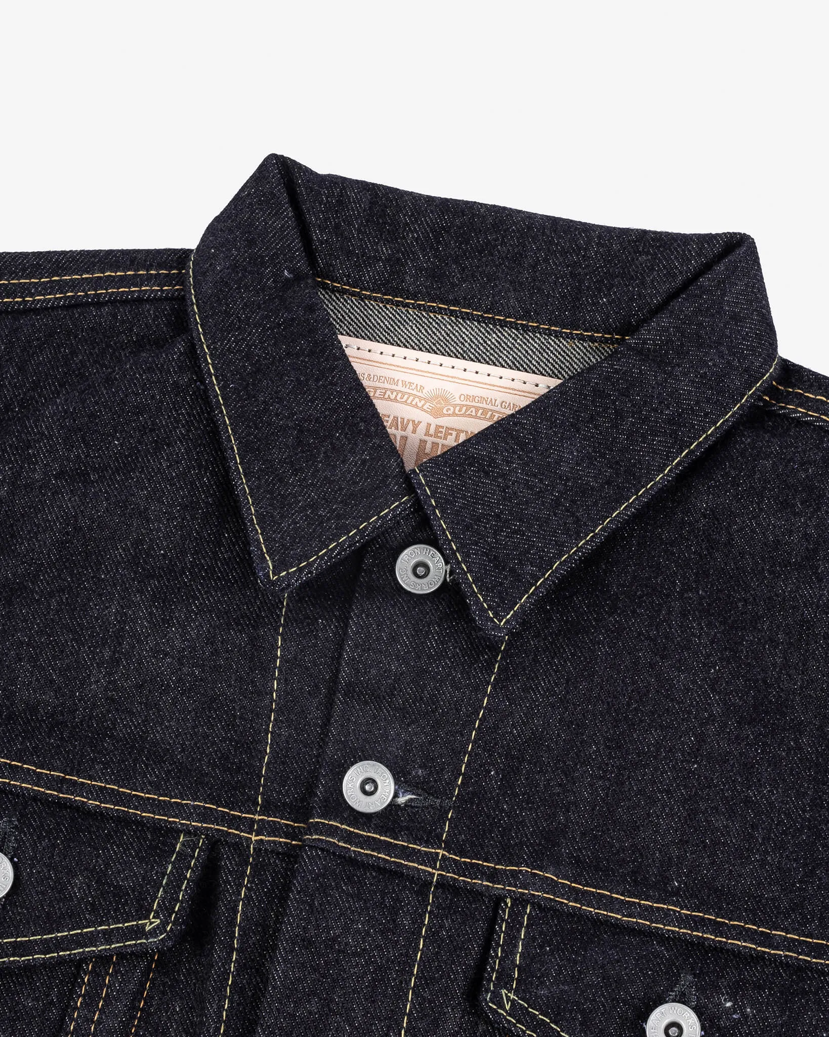 19oz Left-Hand Twill Selvedge Denim Type III Jacket - Indigo