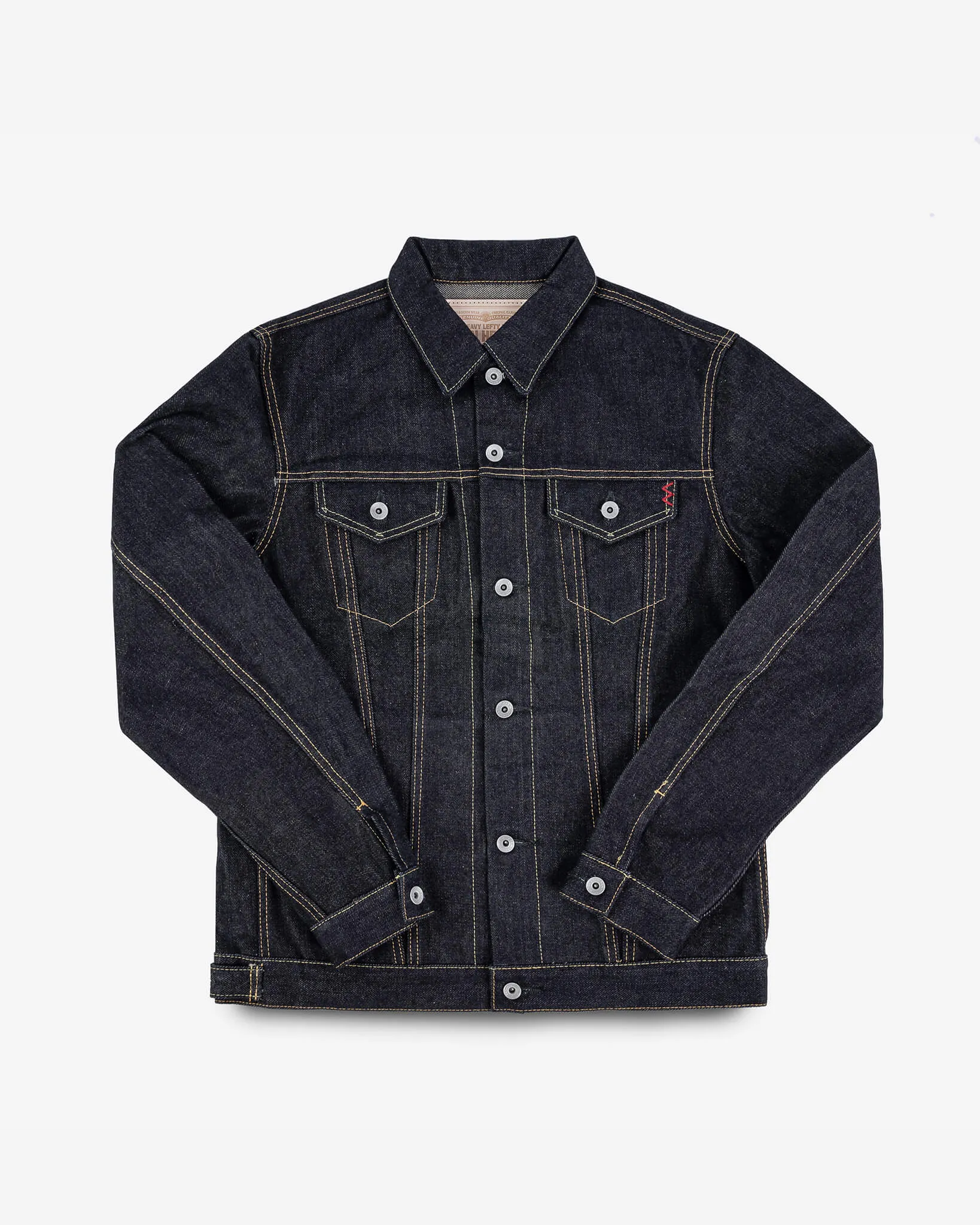 19oz Left-Hand Twill Selvedge Denim Type III Jacket - Indigo