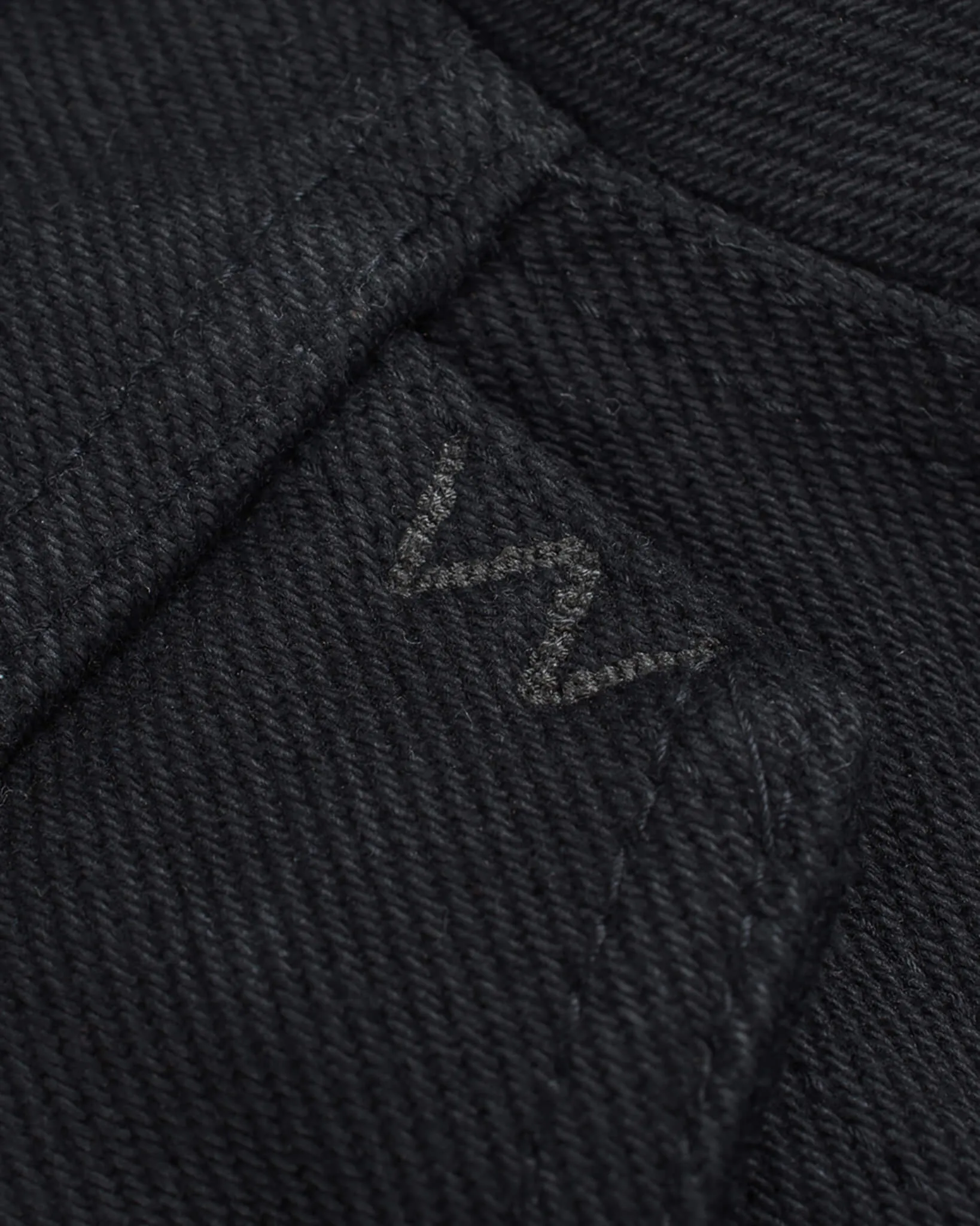 21oz Non-Fade Denim Modified Type III Jacket - Superblack