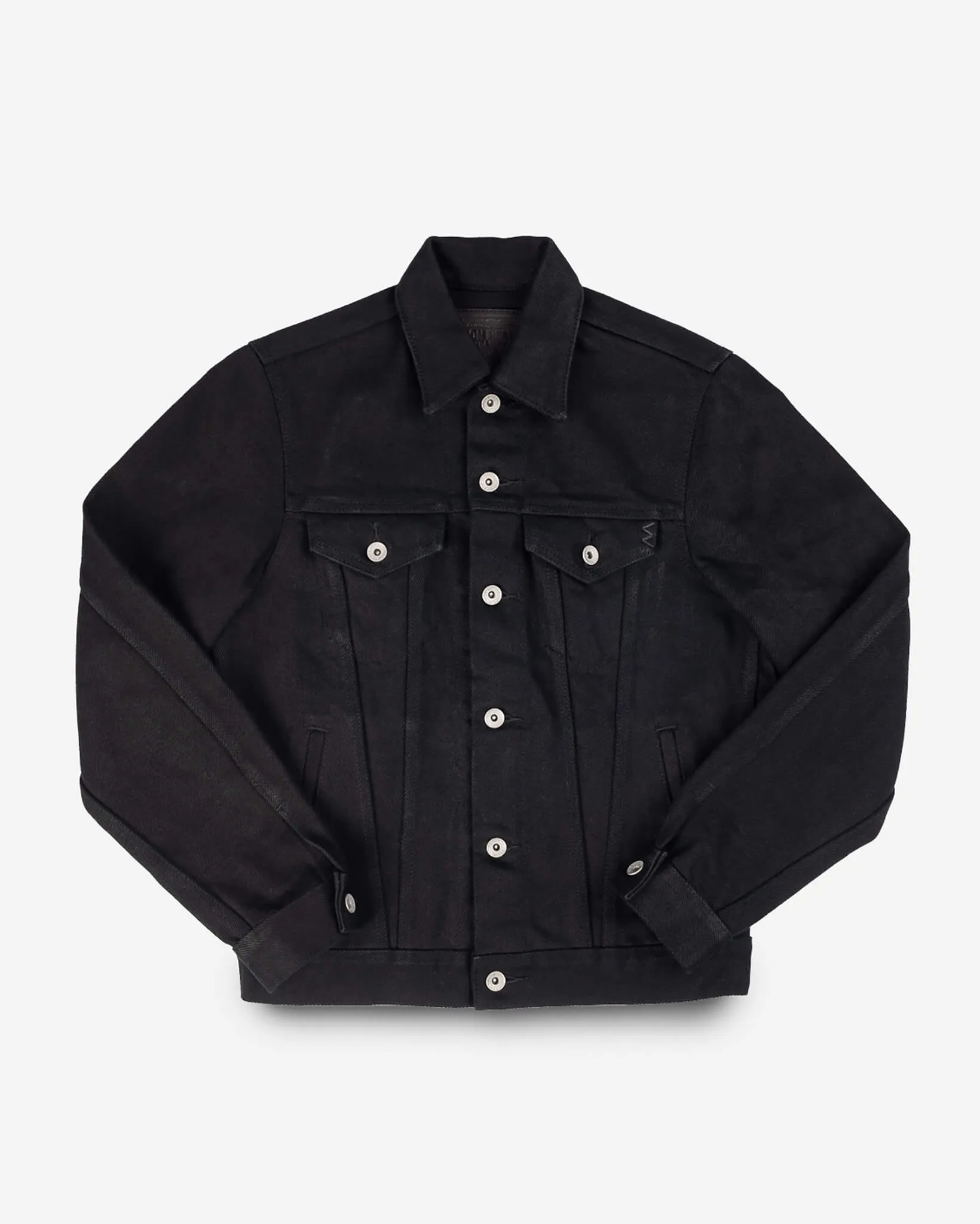 21oz Non-Fade Denim Modified Type III Jacket - Superblack