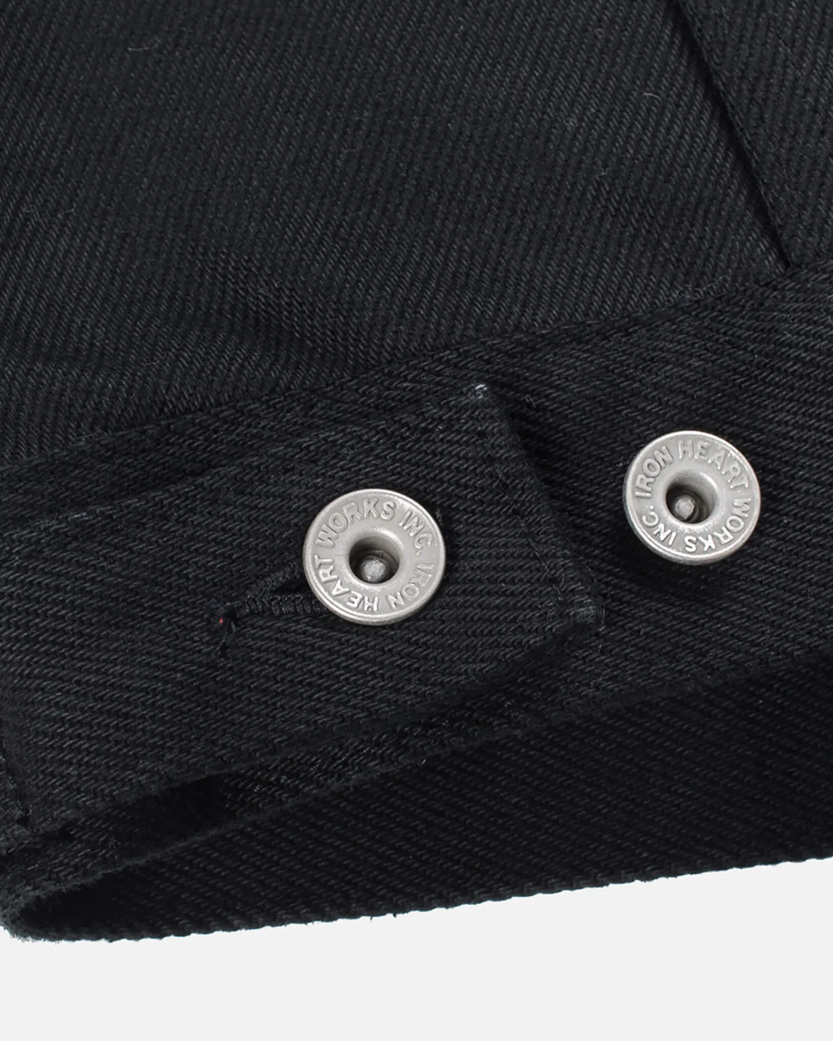 21oz Non-Fade Denim Modified Type III Jacket - Superblack
