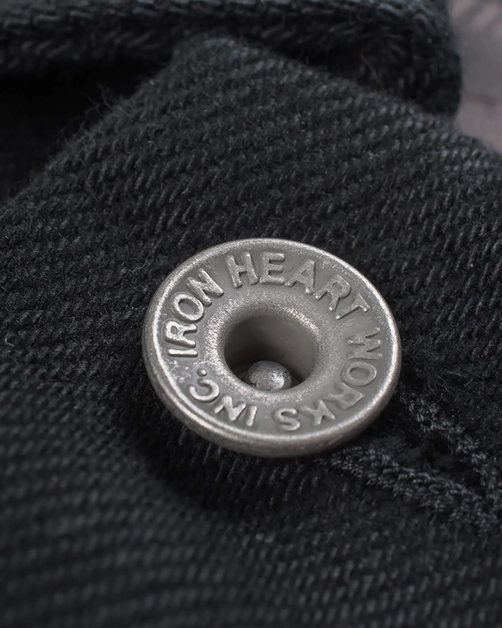 21oz Non-Fade Denim Modified Type III Jacket - Superblack