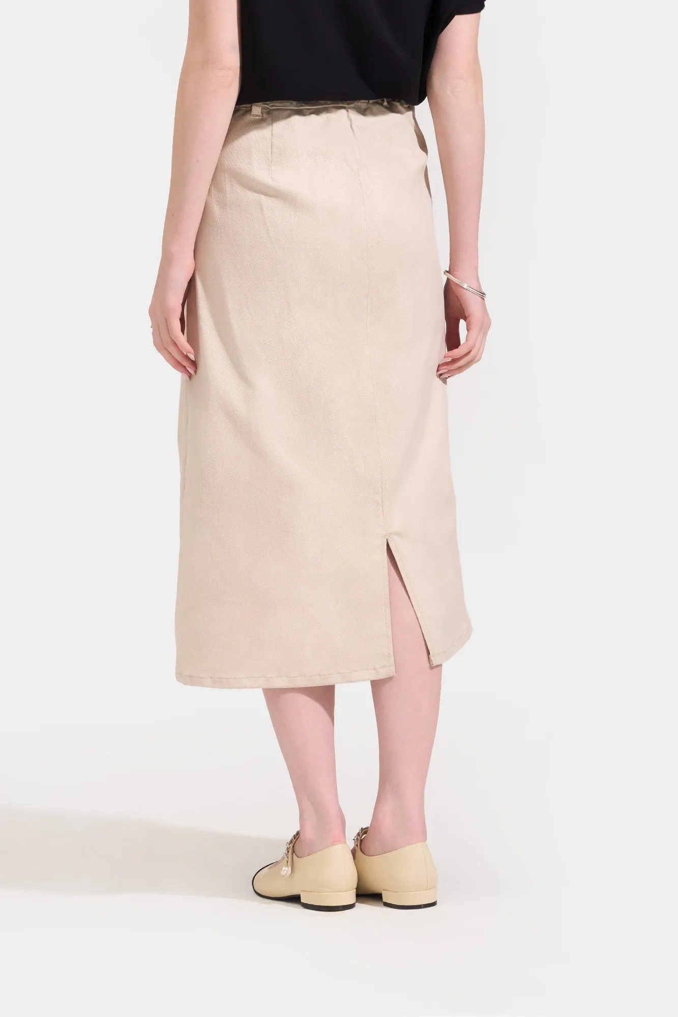 A-Line Midi Skirt