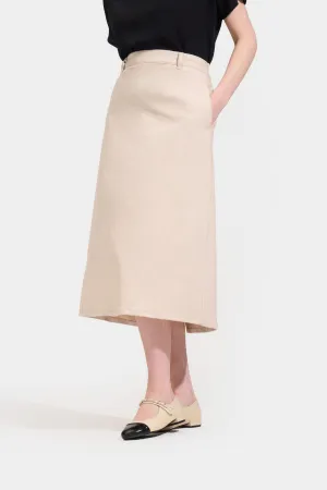 A-Line Midi Skirt