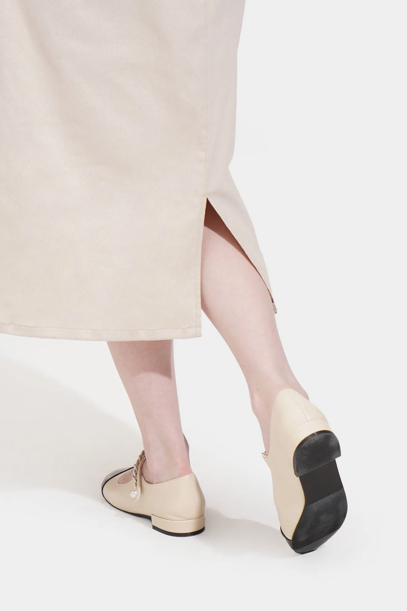 A-Line Midi Skirt