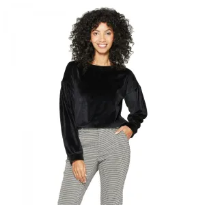 A New Day Women's Long Sleeve Velour Pullover Top
