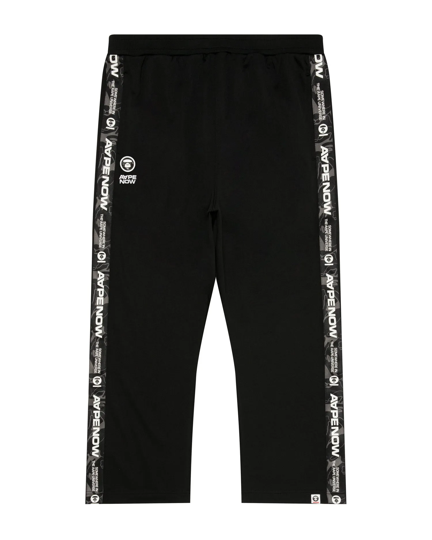 AAPE NOW moonface logo sweatpants