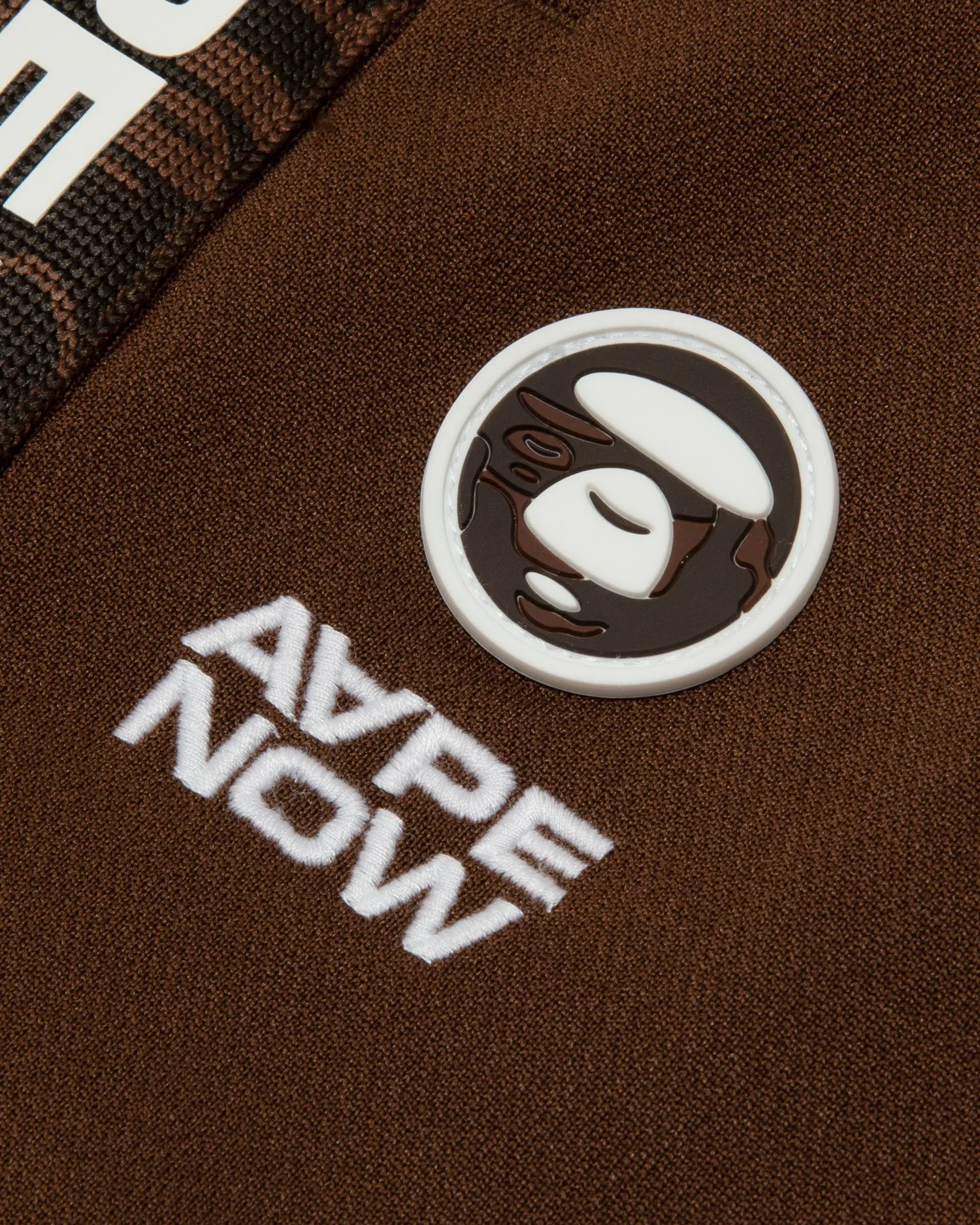 AAPE NOW moonface logo sweatpants