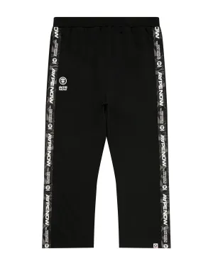 AAPE NOW moonface logo sweatpants