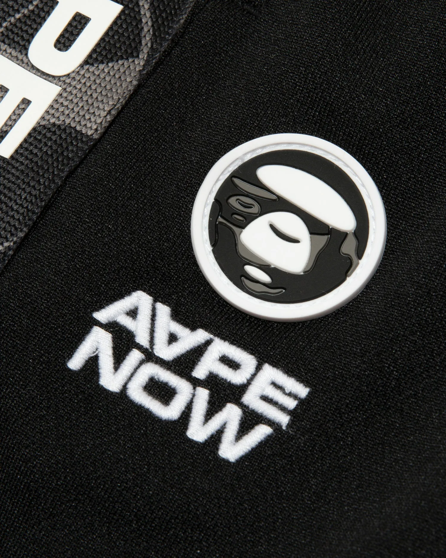 AAPE NOW moonface logo sweatpants