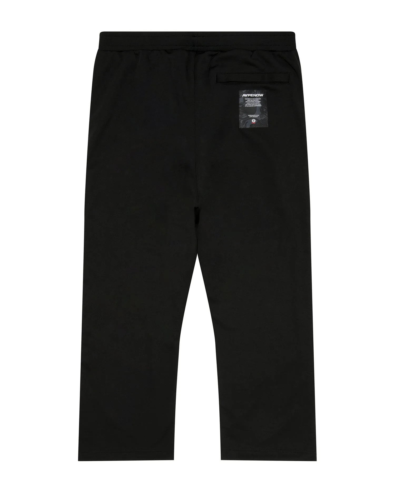 AAPE NOW moonface logo sweatpants