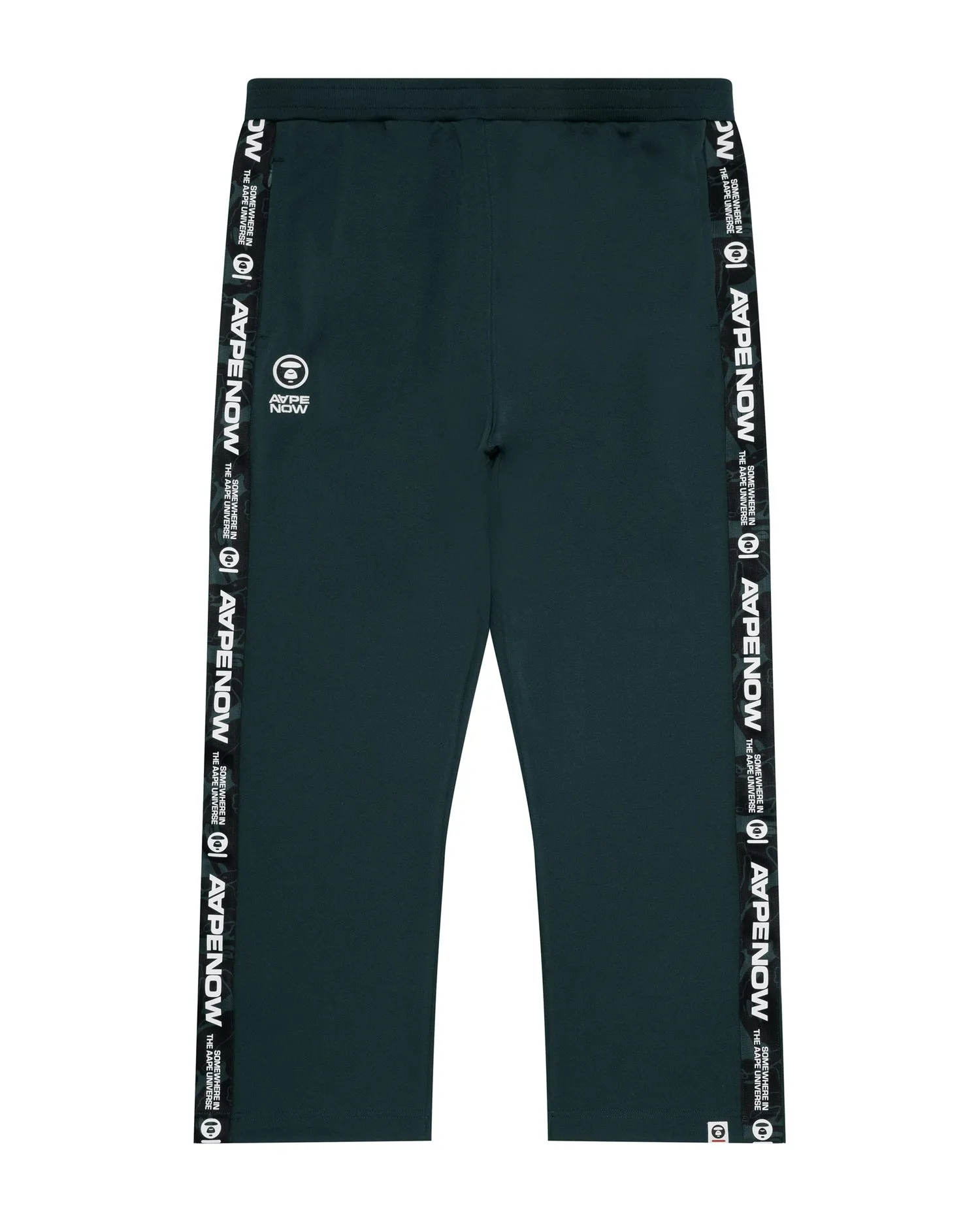 AAPE NOW moonface logo sweatpants