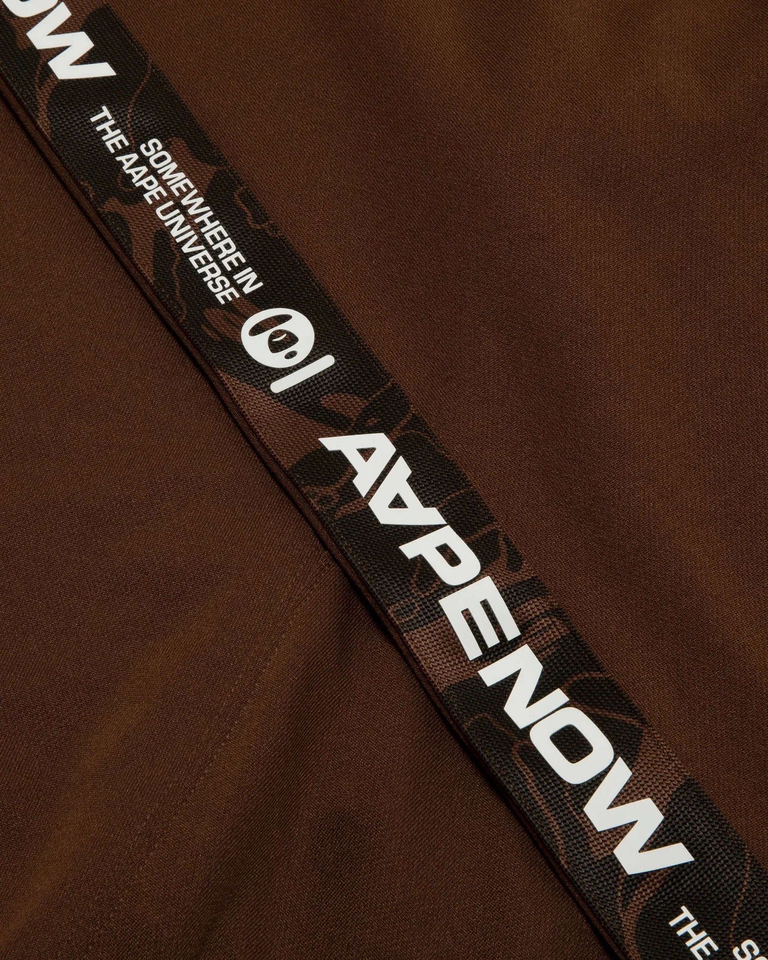 AAPE NOW moonface logo sweatpants