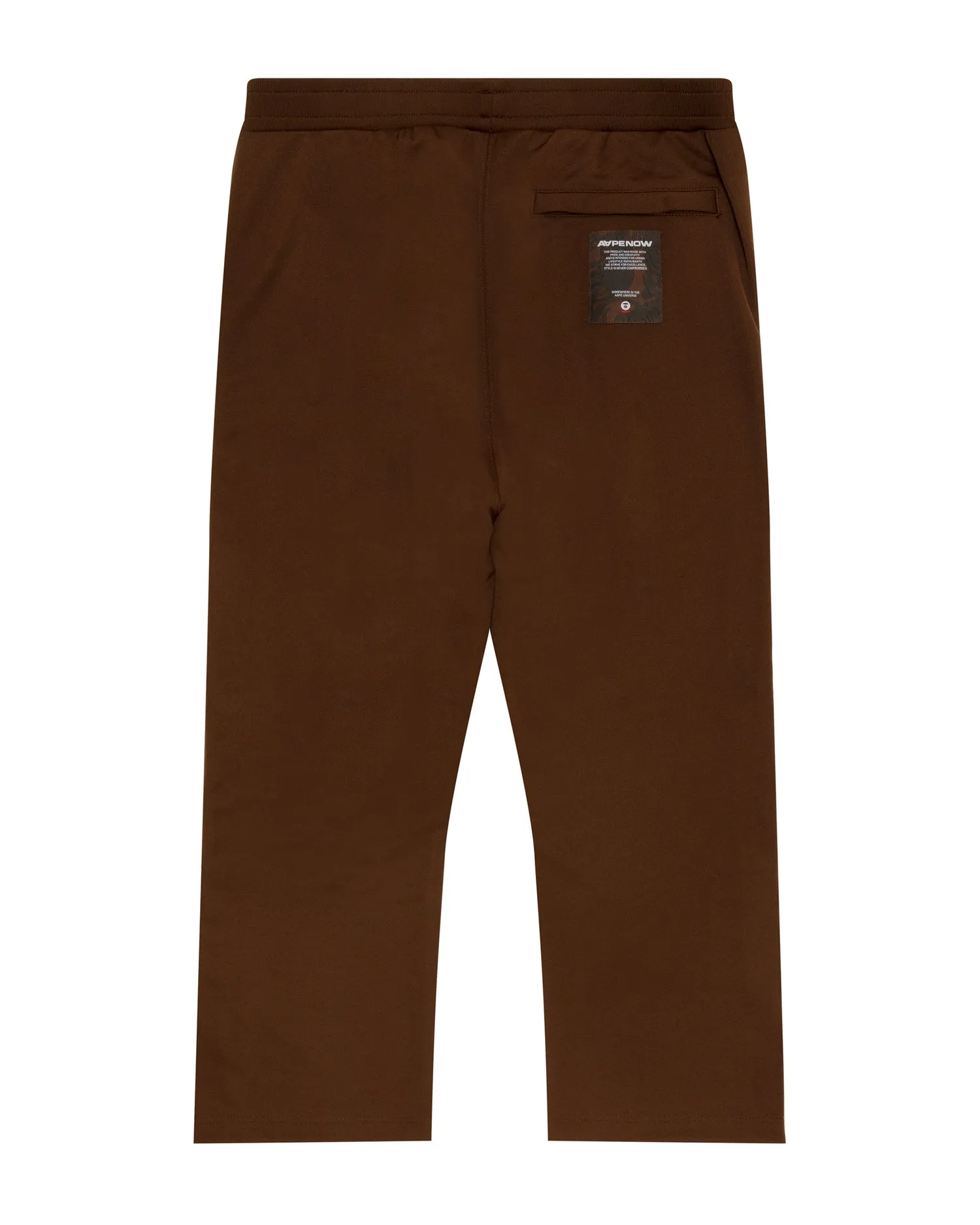 AAPE NOW moonface logo sweatpants