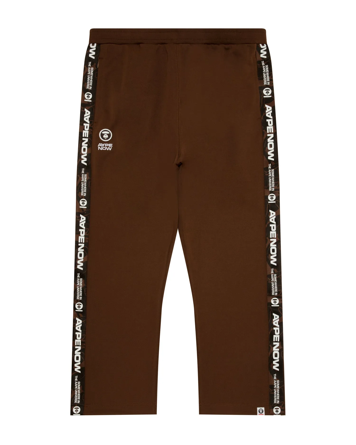 AAPE NOW moonface logo sweatpants