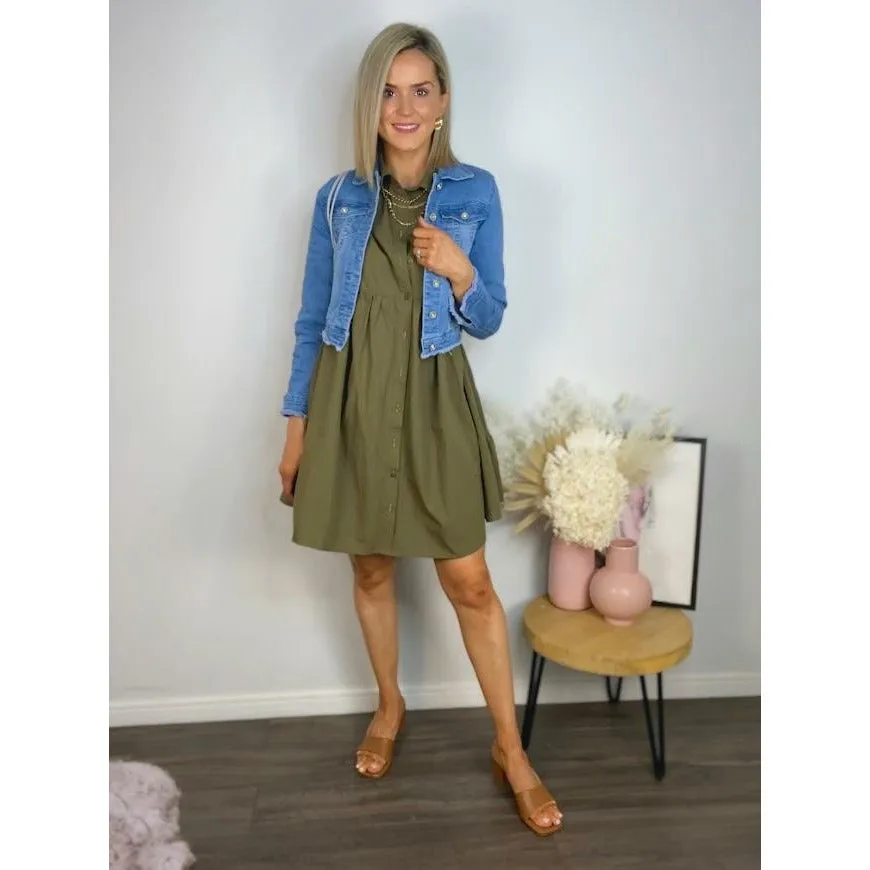 ADDIE SHORT DENIM JACKET 2025