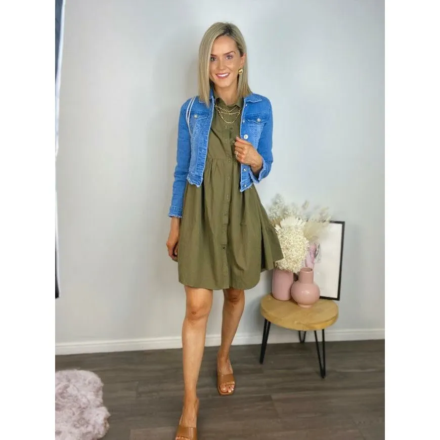 ADDIE SHORT DENIM JACKET 2025