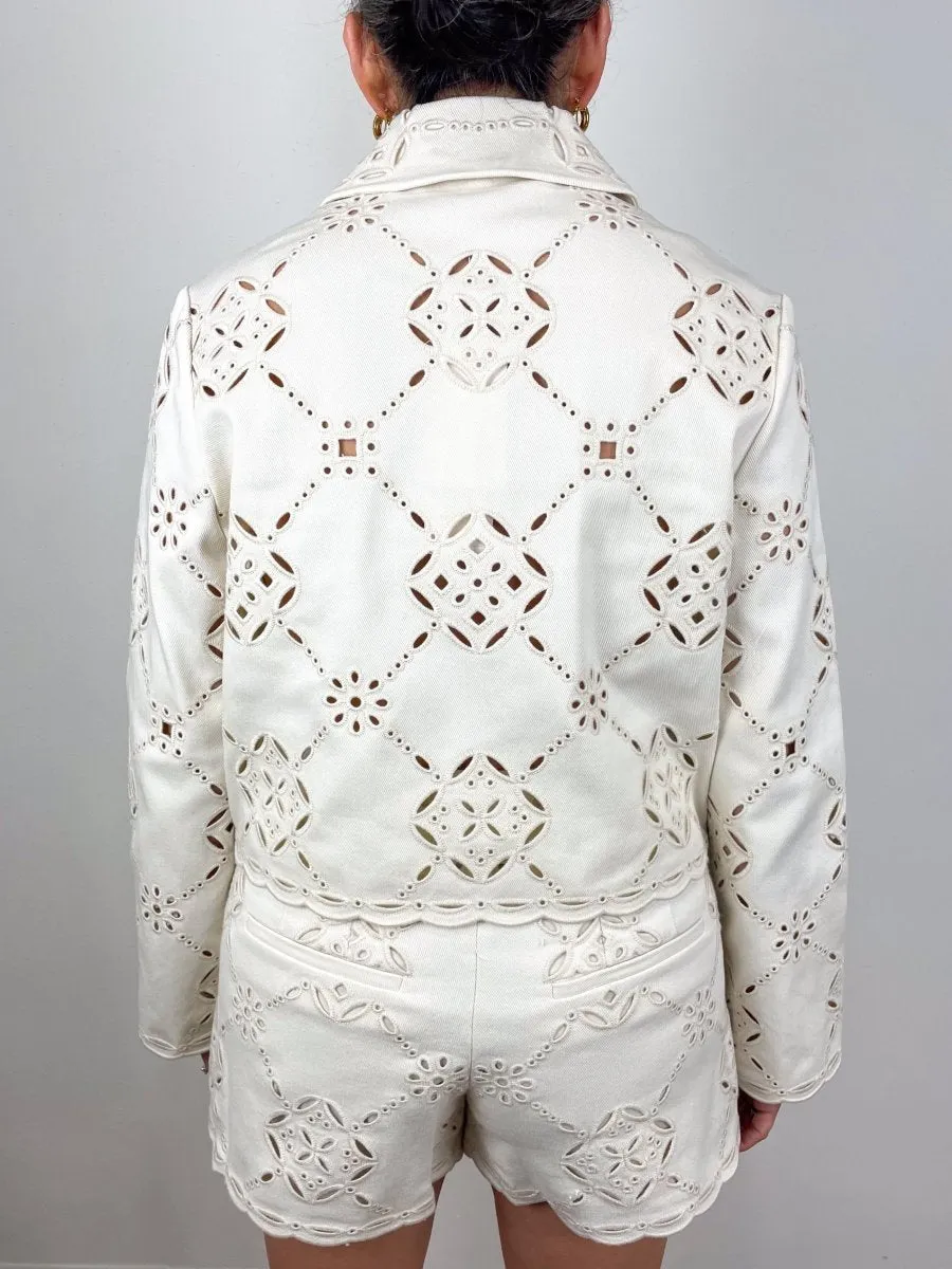 Adelaide Jacket in Ecru