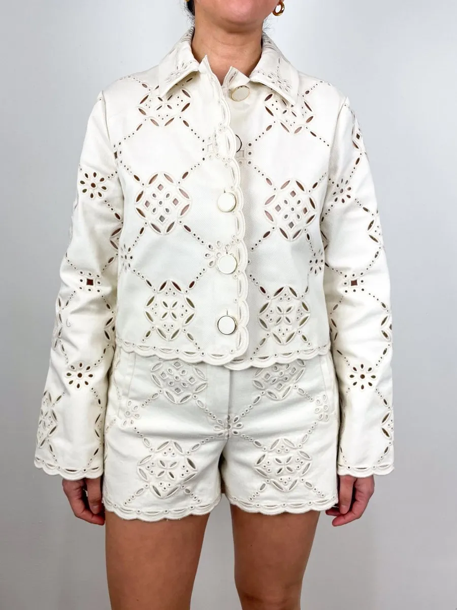 Adelaide Jacket in Ecru
