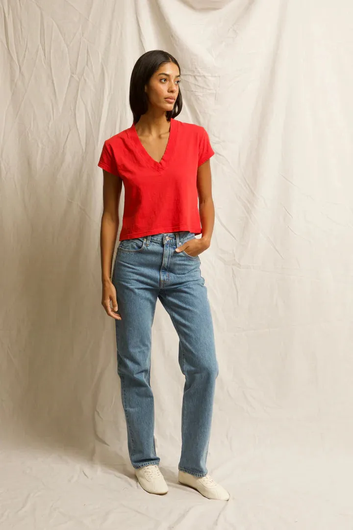 Alanis-V Neck Poppy