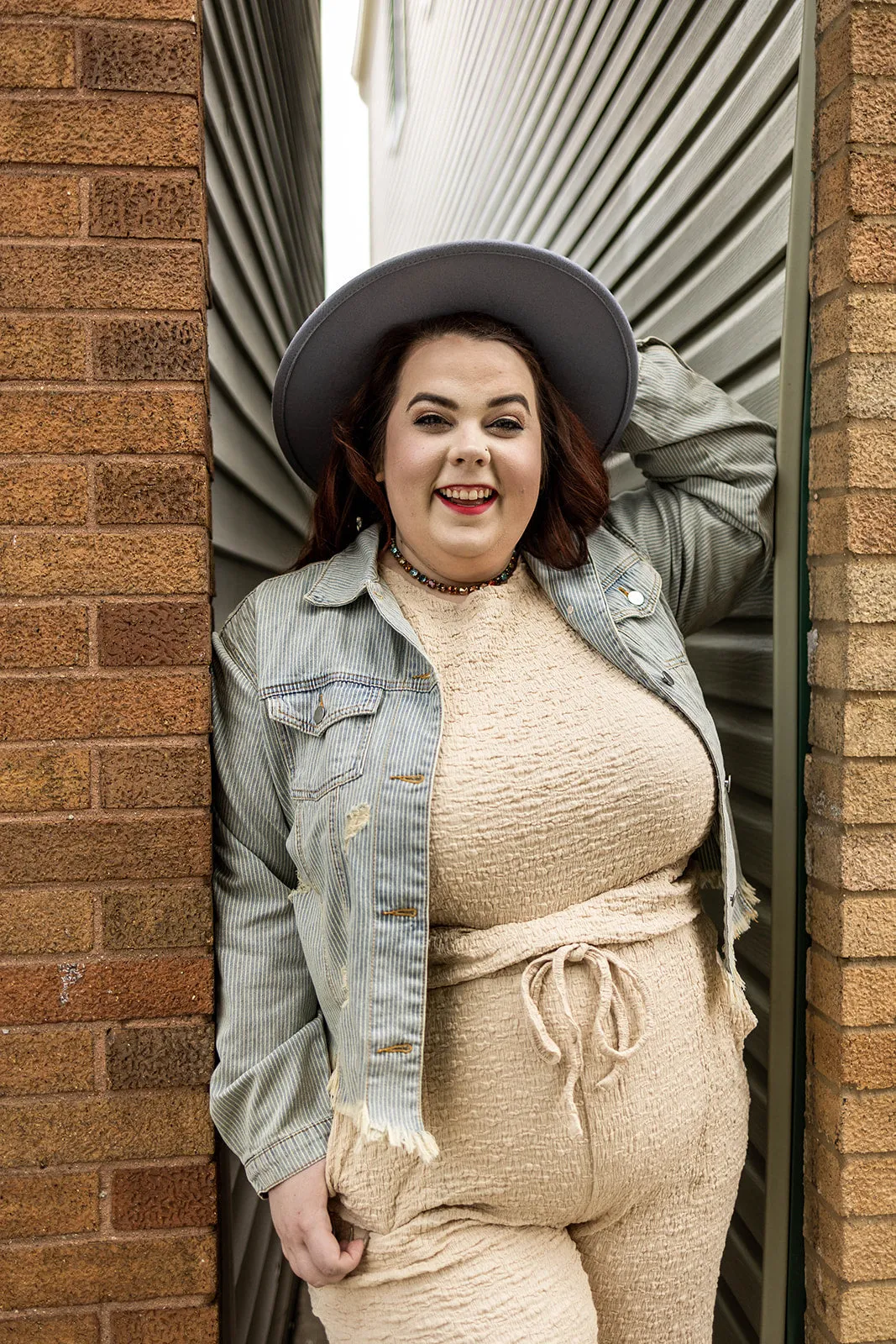 andra short sleeve top in natural