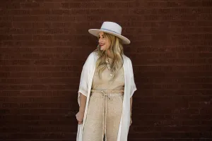 andra short sleeve top in natural