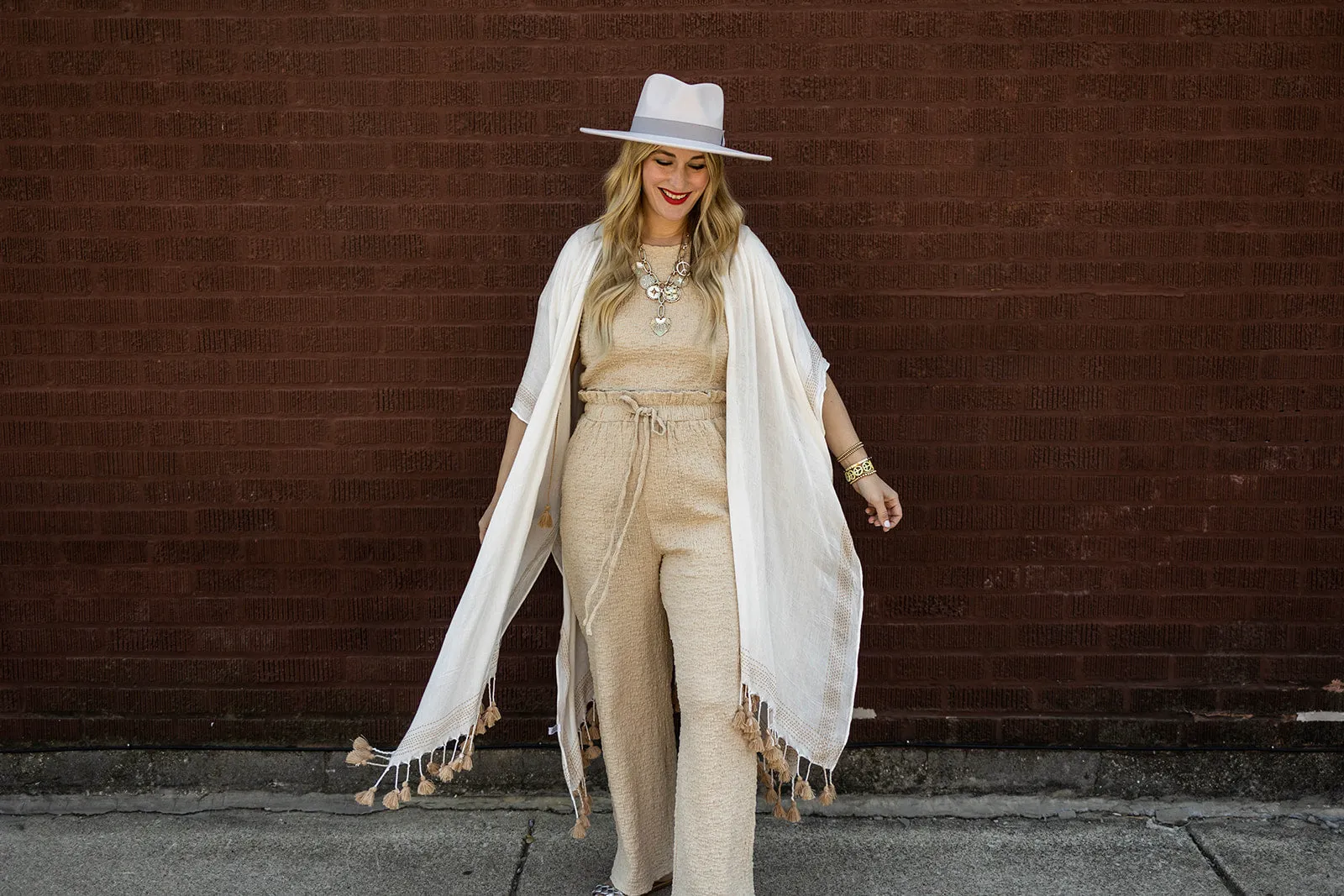 andra short sleeve top in natural