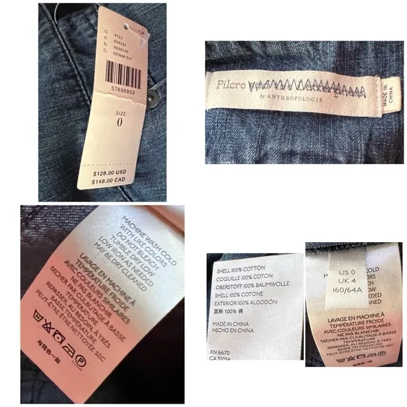 Anthropologie Pilcro Utility Jogger Jeans 0