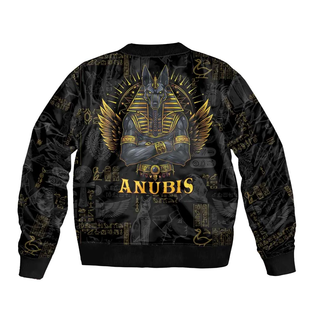Anubis Egyptian God of Death Bomber Jacket LT9