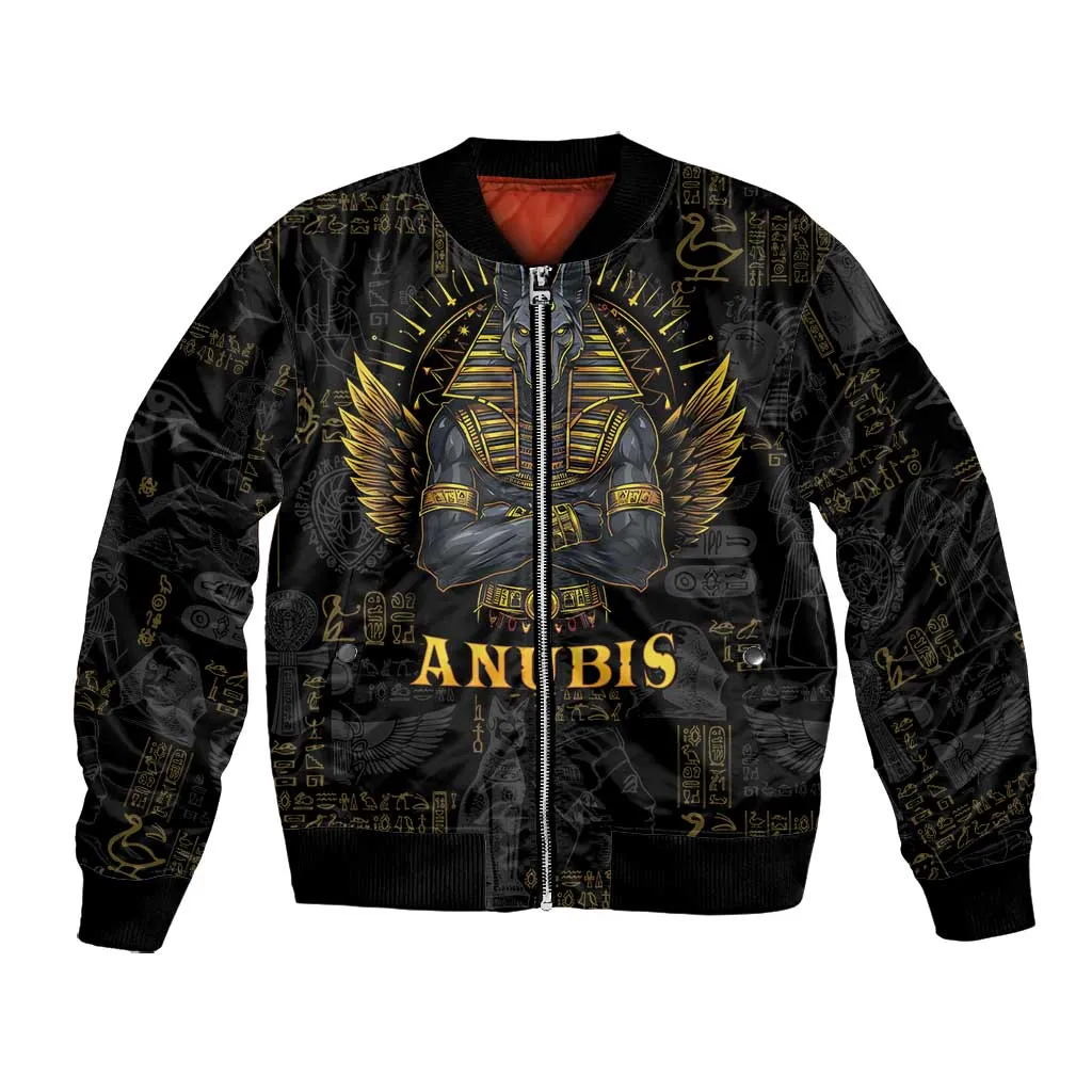 Anubis Egyptian God of Death Bomber Jacket LT9