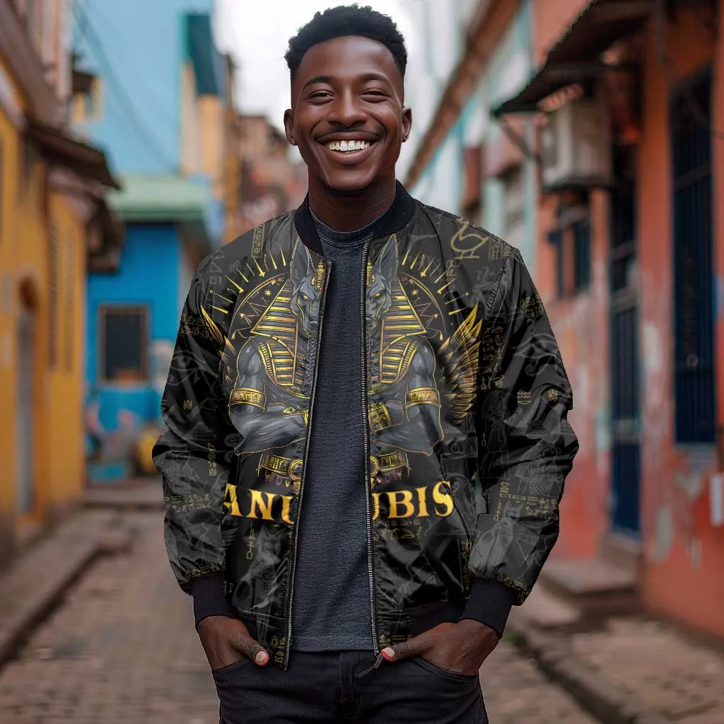 Anubis Egyptian God of Death Bomber Jacket LT9