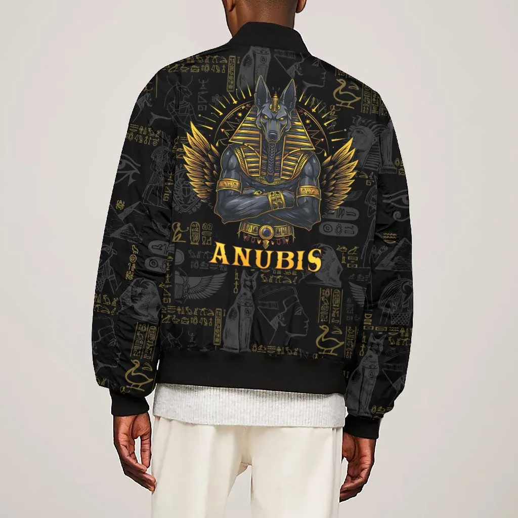 Anubis Egyptian God of Death Bomber Jacket LT9