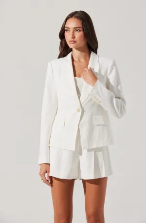 Artice Linen-Blend Blazer