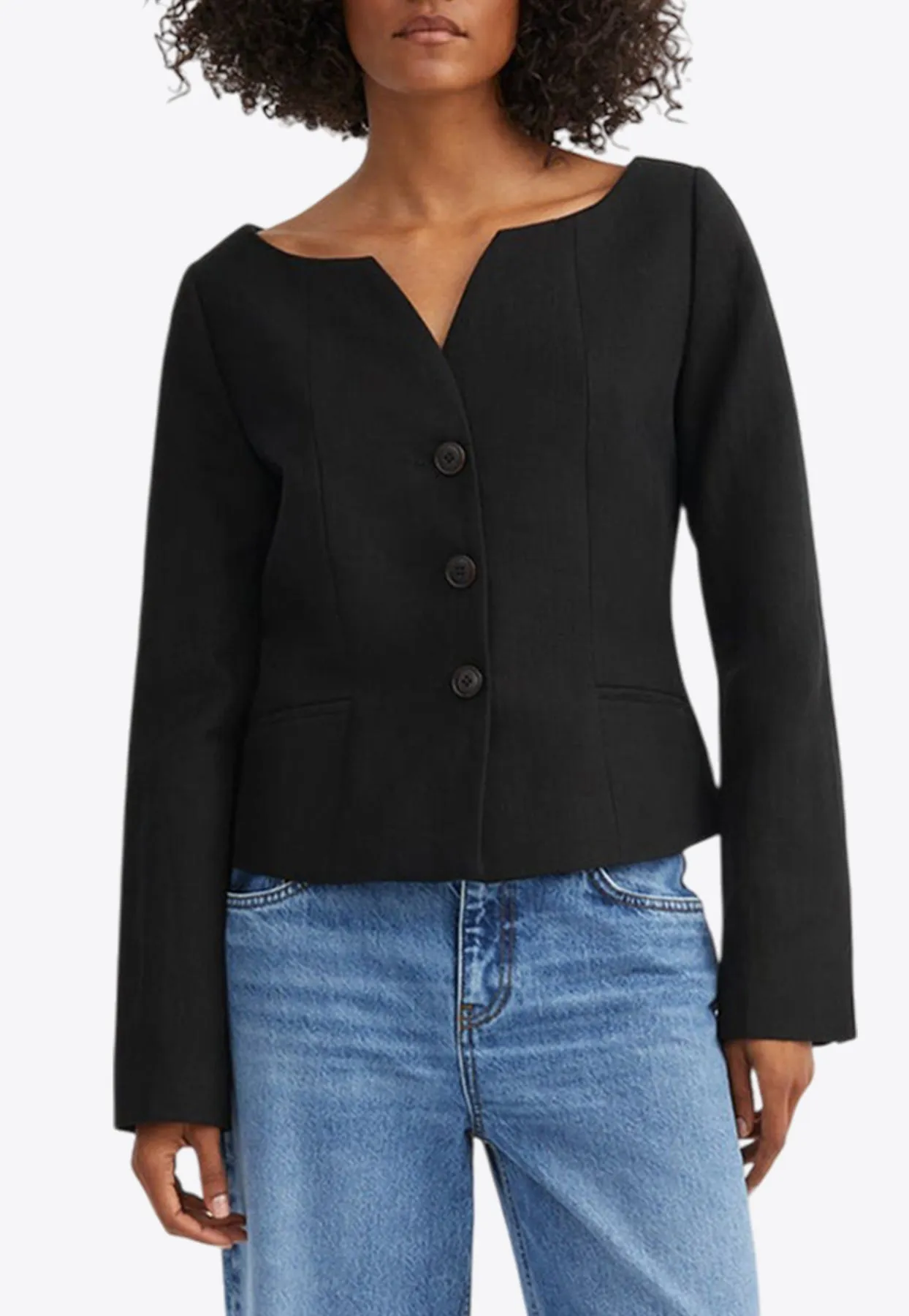 Athena Linen Blazer