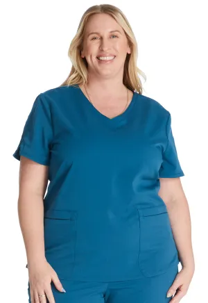 Atmos CK837A V-Neck Top Caribbean Blue
