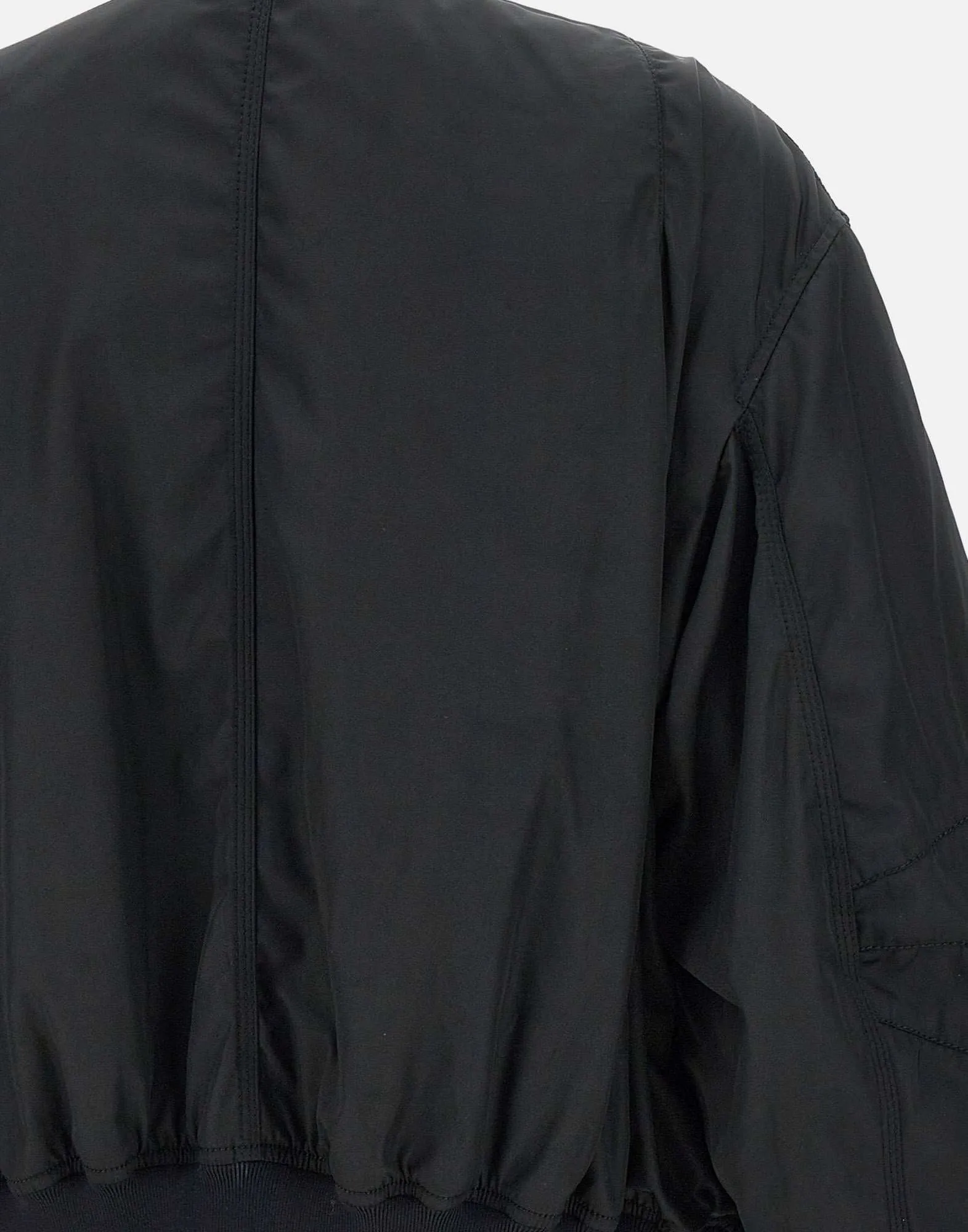 Attico Anya Black Bomber Jacket