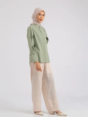 AYDA TOP PLAIN SAGE