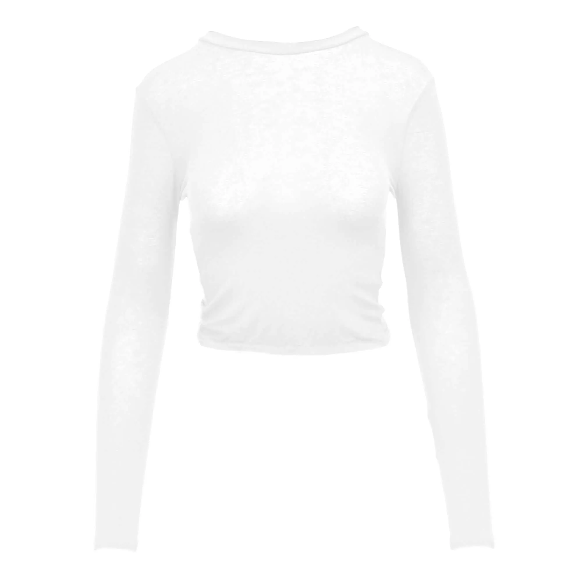 Back String Crop Tee