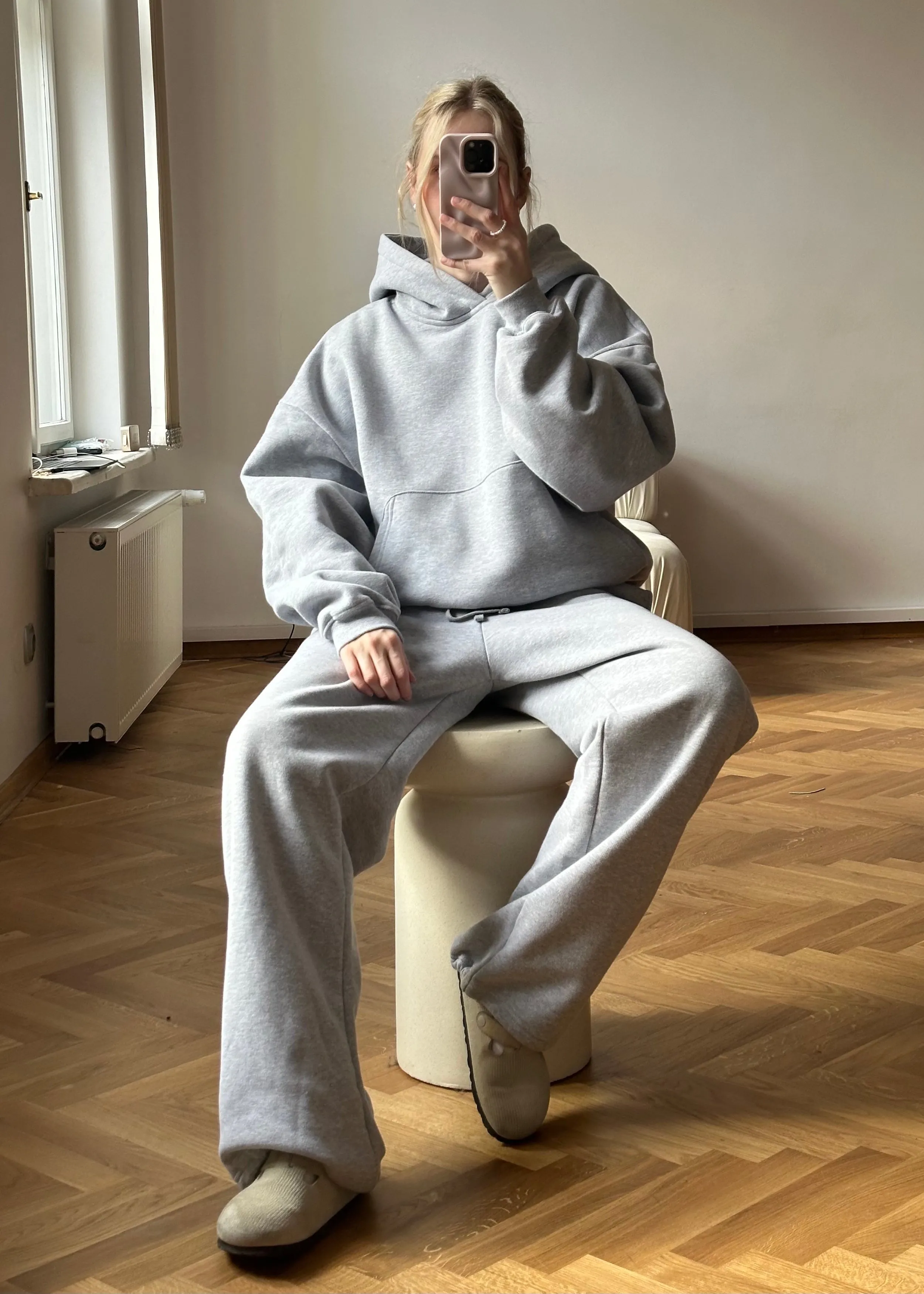 BAGGY SWEATPANTS - GRAY