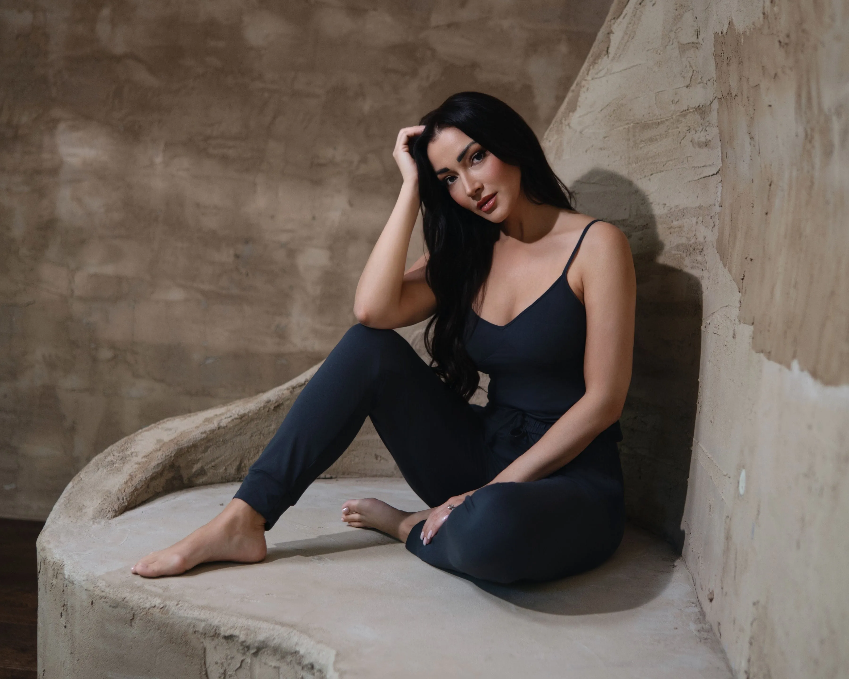 Bamboo Cami   Jogger Set